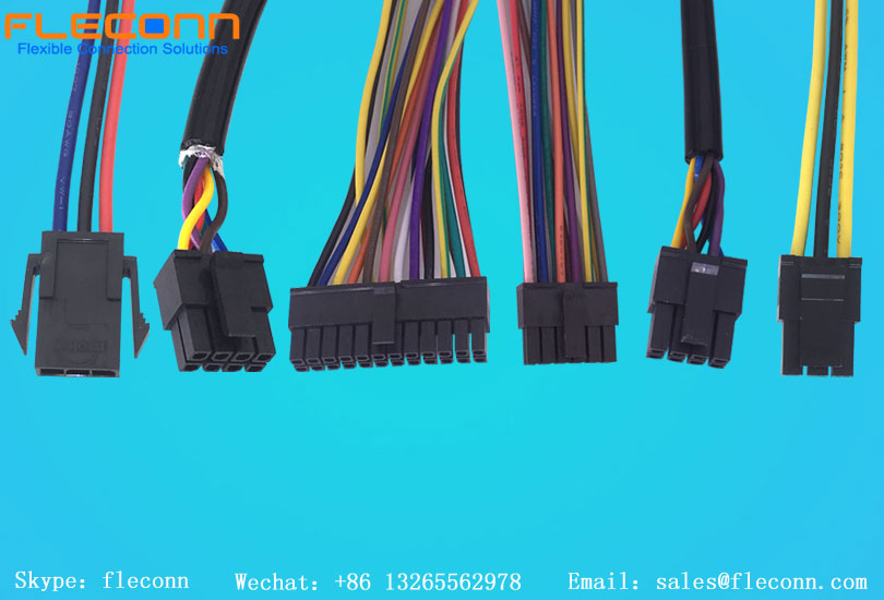 FLECONN can custom Molex Micro-Fit 3.0 made  overmolded cable assemblies available in various circuits and cable lengths.