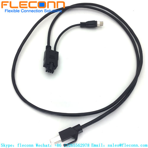 M12-X 8 Pin Female Panel Mount Connector