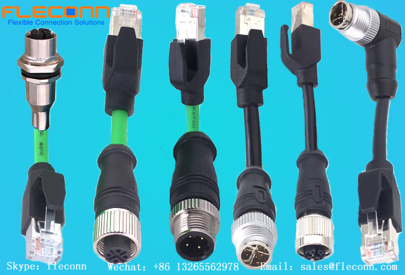 M12 To RJ45 Ethernet Cable