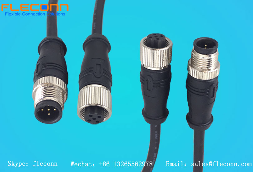 M12 B-coded Connector Cable