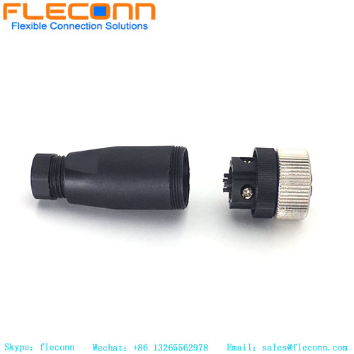 M12 4 Pin Female Circular Connector