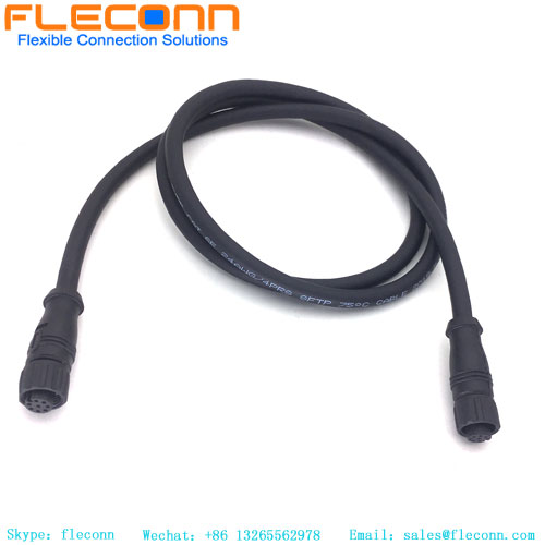 M12 8 Pin Female Extension Cable
