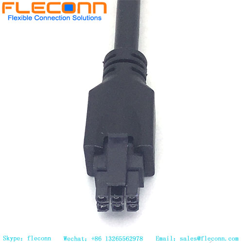 Molex Micro Fit 3.0 6 Pin Molded 43025-0600 Wire To Wire Connector Cable