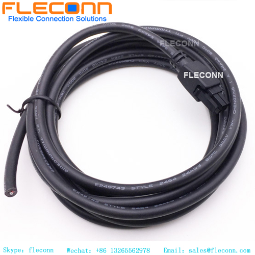Molex Micro fit 3.0 Cable, 2451320420 4Pin 3.0mm Pitch Wire to Board Connector Overmolded Cable Wire Harness