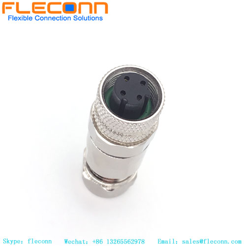 M12 Metal Shield Socket