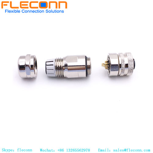 M12 Metal Assembled Shield Connector