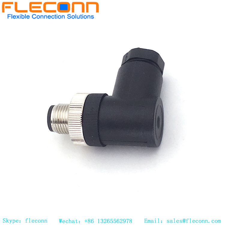 M12 90 Degree Connector