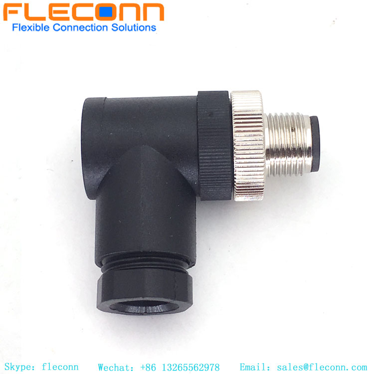 M12 90 Degree Connector