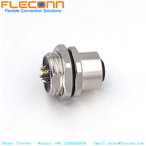 M12-A 4 Pin Female Sensor Connector