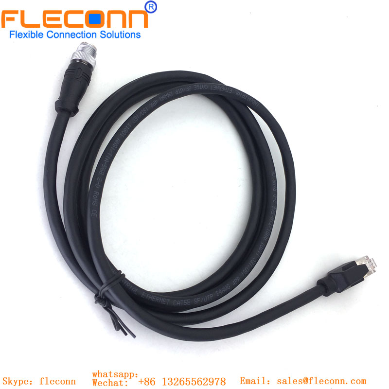 M12 X Coded Ethernet Cable