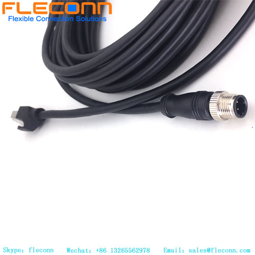 M12 To RJ45 Ethernet Cable