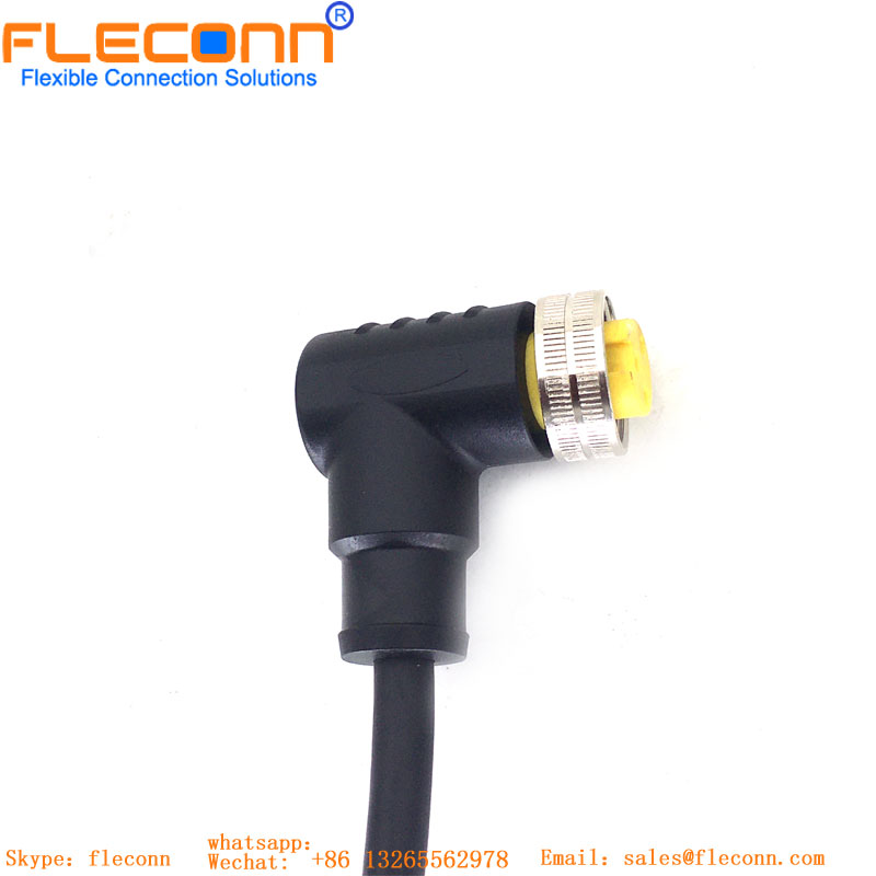 7/8 3 Pole Female Right Angle Cable