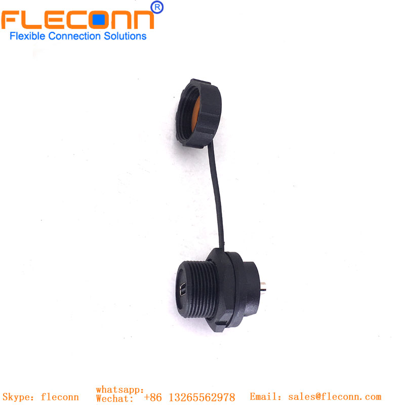 Waterproof Type‑C Male Socket