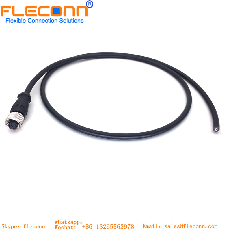M12 12 Pin Female Cable