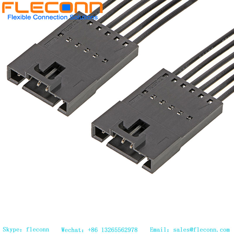 Custom Molex 5 Pin 2.54mm Pitch 701070004 SL Wire-to-Wire Connector Cable