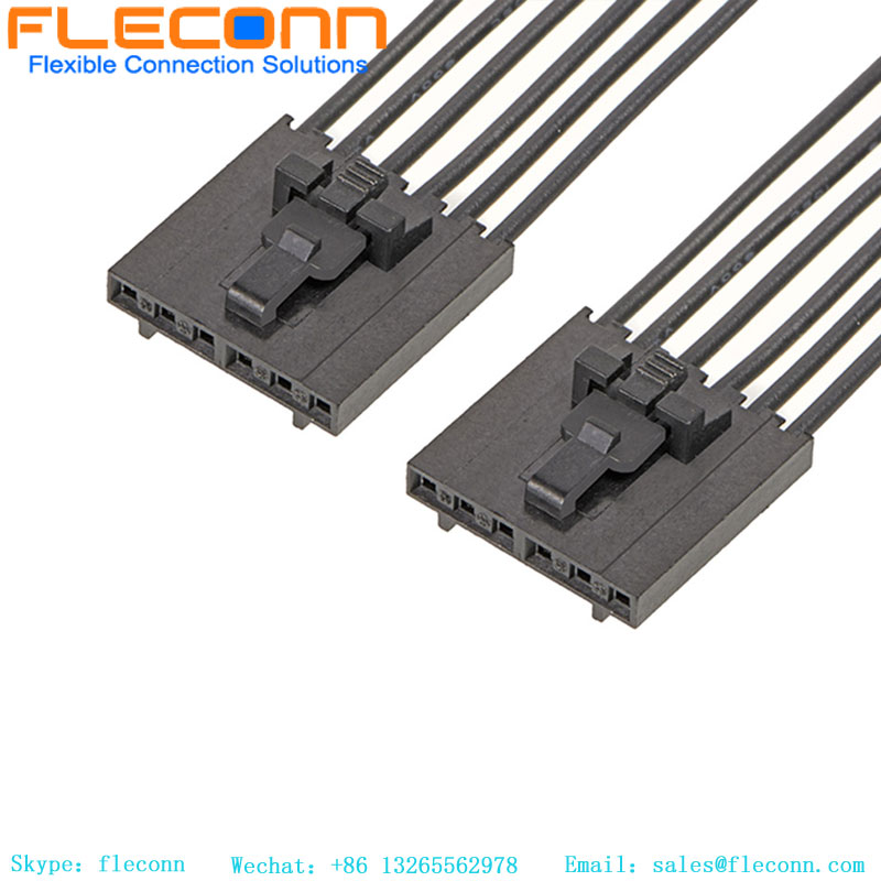 Black Molex 50579403 2.54mm Pitch 2 3 4 5 6 8 Pin Connector Buckle Wire Harness