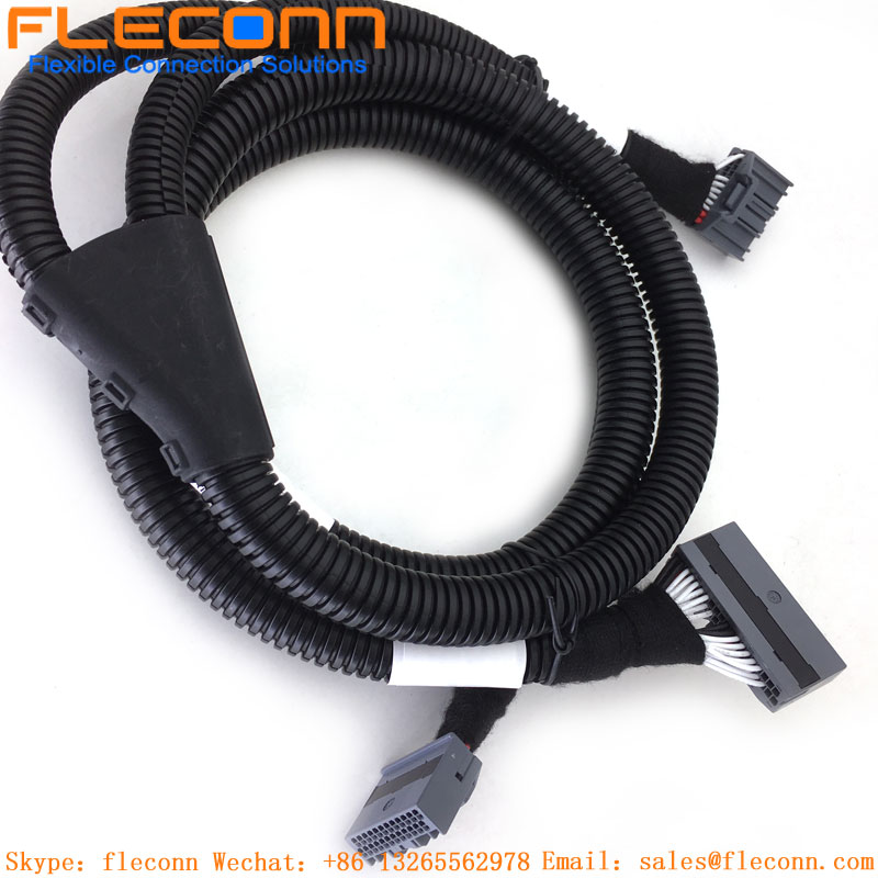 JAE MX34 Series 24 Pin Male Female Motorcycle Electrical Cable Wiring Harness Connector