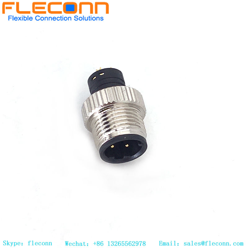 M12 D-Coded Shielded Cable Connector